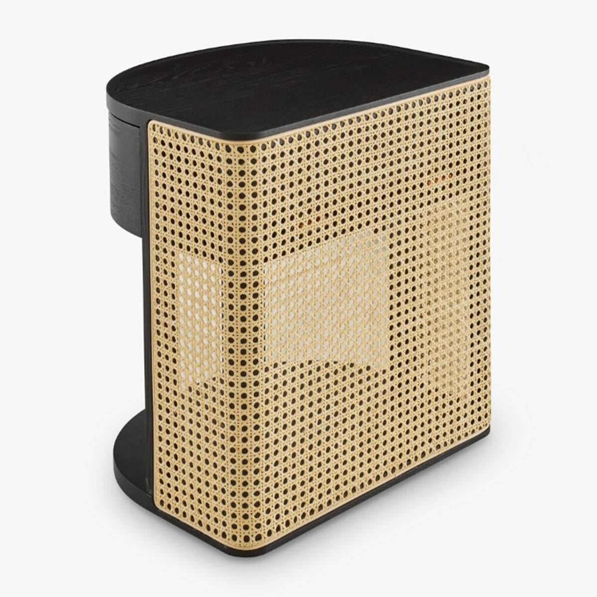 Tambour Bedside Table