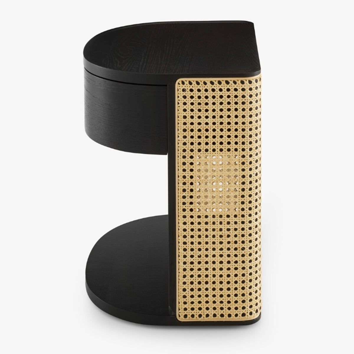 Tambour Bedside Table