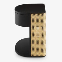 Tambour Bedside Table