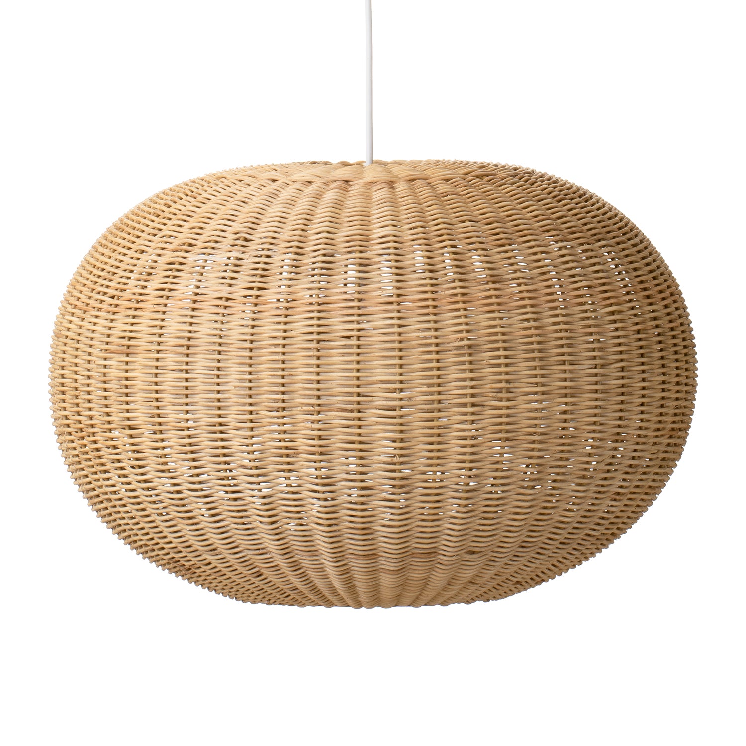 Tangelo Rattan Lampshade, Wicker Pendant Light by Sika – ARIA