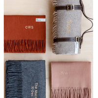 Picnic Blanket, Coral Stripe