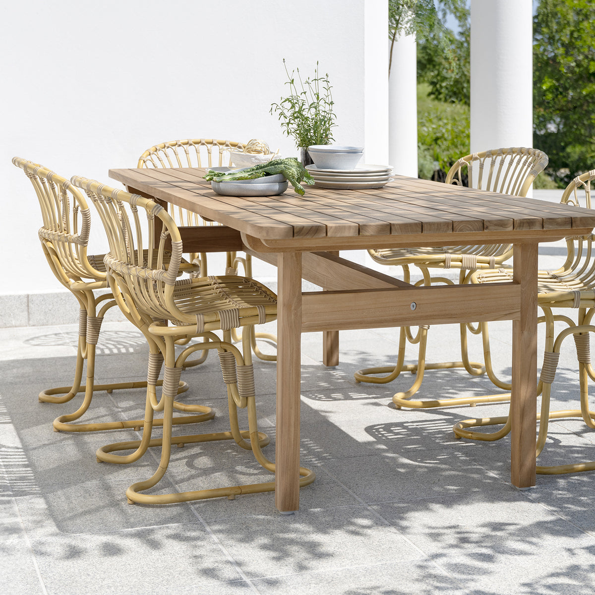 Tobias Outdoor Teak Dining Table