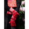 Vita Bella Gloves, Red & Pink