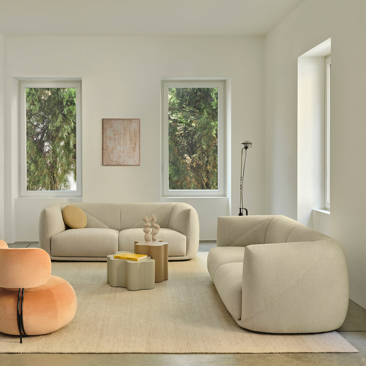 Vela Sofa, Smile Fabric