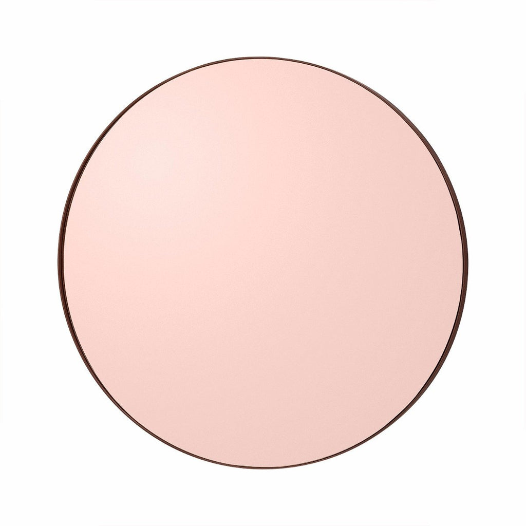 Circum Round Mirror Small, Rose Gold by Aytm