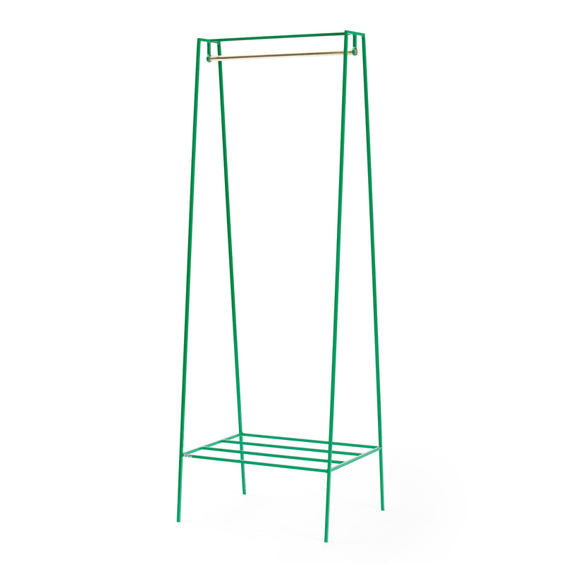 A' Clothes Rail - Brass Pole