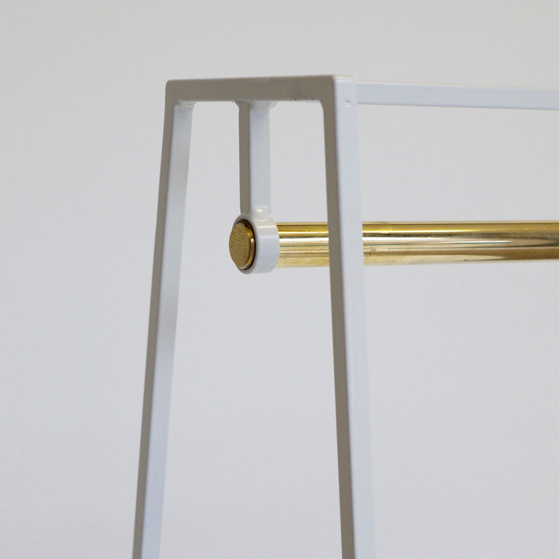 A' Clothes Rail - Brass Pole