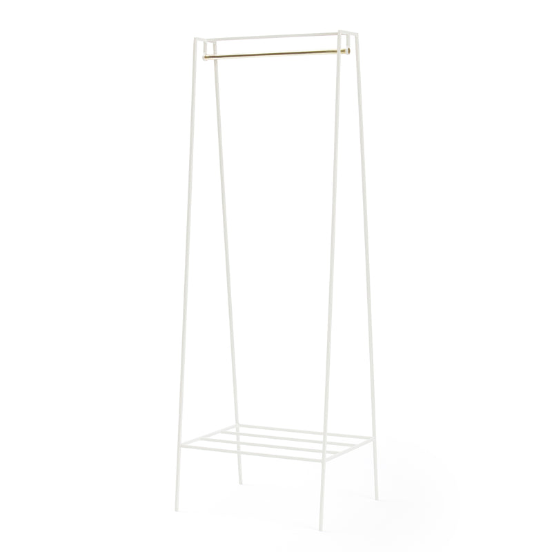 A' Clothes Rail - Brass Pole