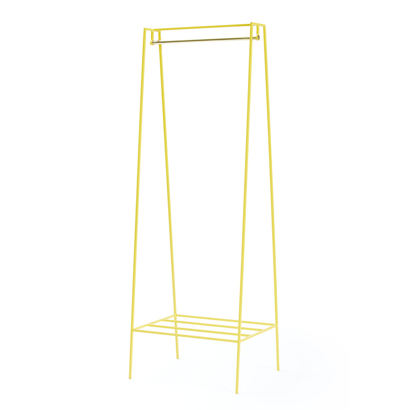 A' Clothes Rail - Brass Pole