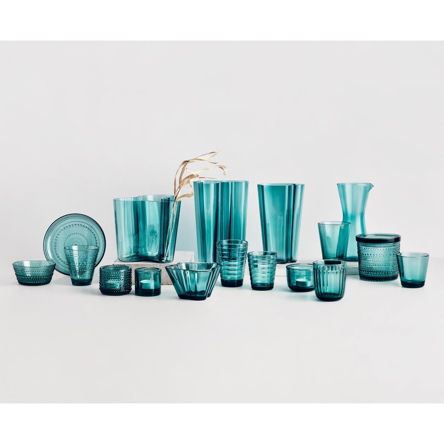 Iittala Aino Aalto Glas – 22 Cl, Aqua, 2er-Set, Spülmaschinenfest, Made In Finland