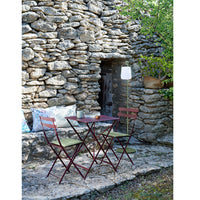 Bistro Folding Chair, Black Cherry