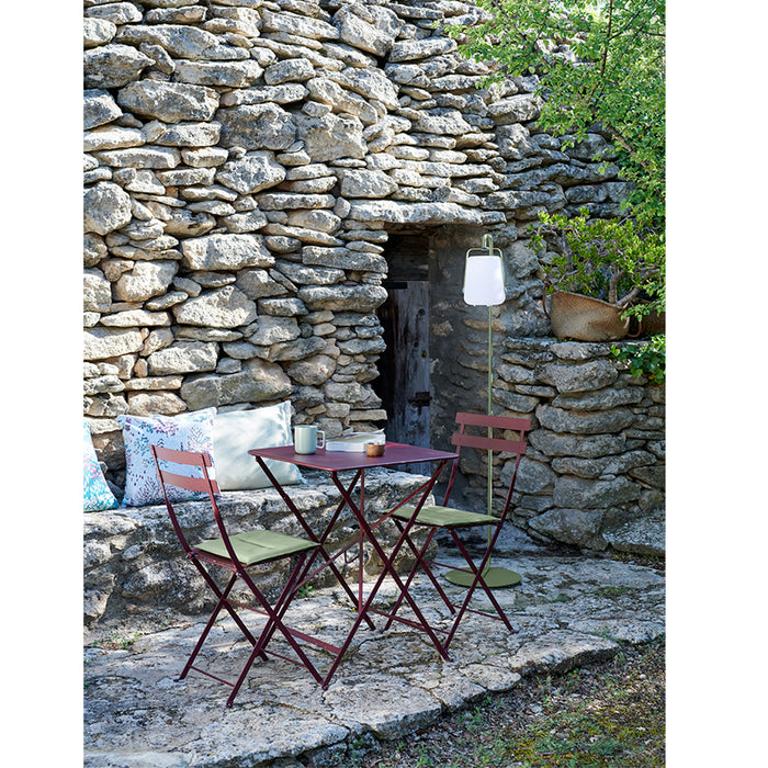 Bistro Folding Chair, Black Cherry