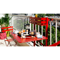 Bistro Folding Metal Chair, Chili Red - Fermob