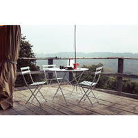 Bistro Folding Metal Chair, Chili Red - Fermob