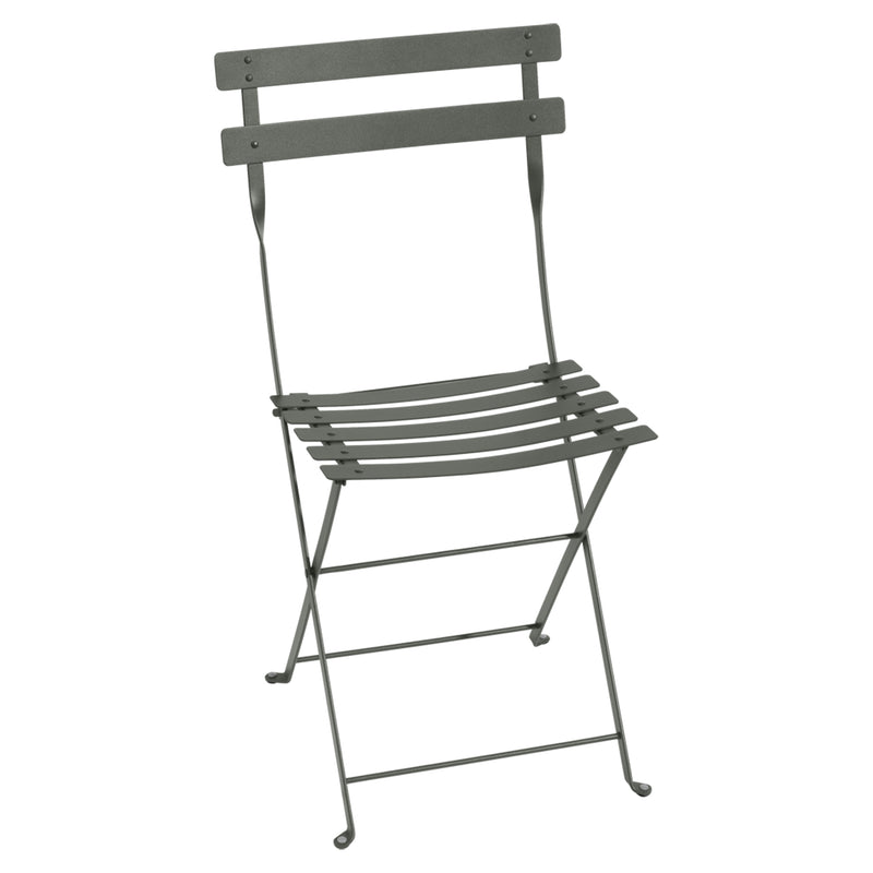 Bistro Folding Metal Chair, Acapulco Blue - Fermob