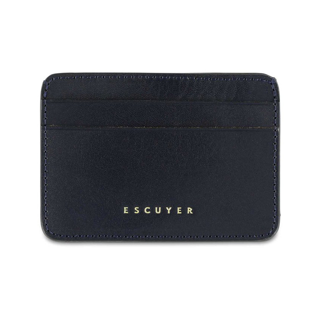 Leather Cardholder - Blue