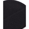 Merino Wool Beanie, Deep Black