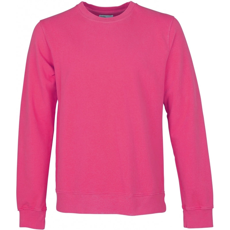 Classic Organic Unisex Crewneck Sweatshirt, Bubblegum Pink - Colorful Standard