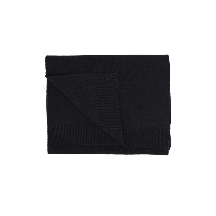 Merino Wool Scarf, Deep Black - Colorful Standard