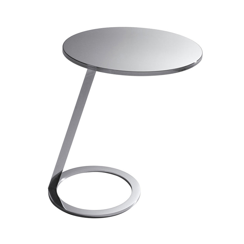 Good Morning Pedestal Table, Chrome
