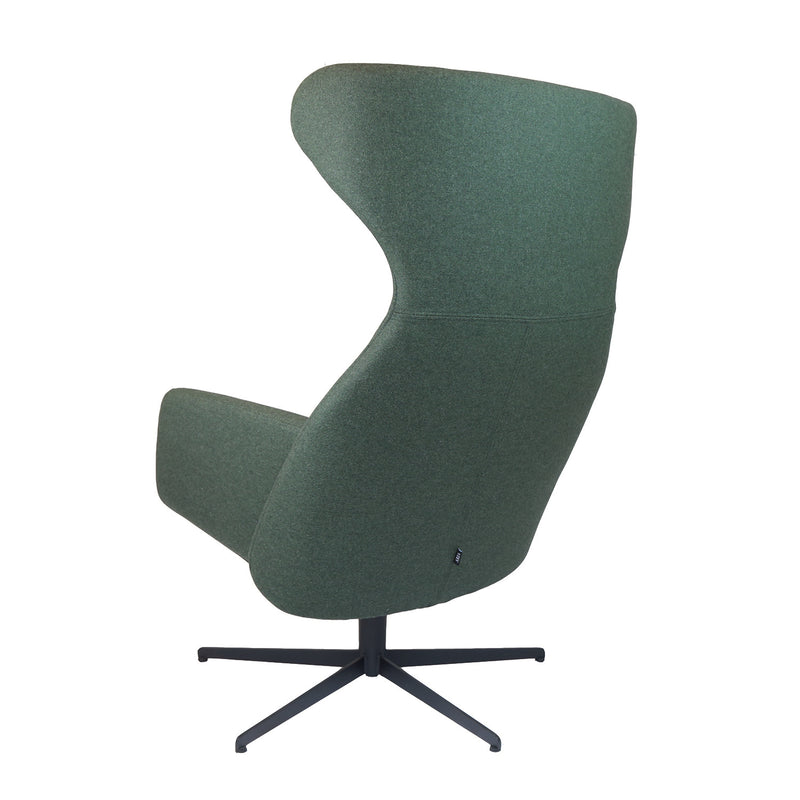 Isa Relax Lounge Chair, Stipa Green