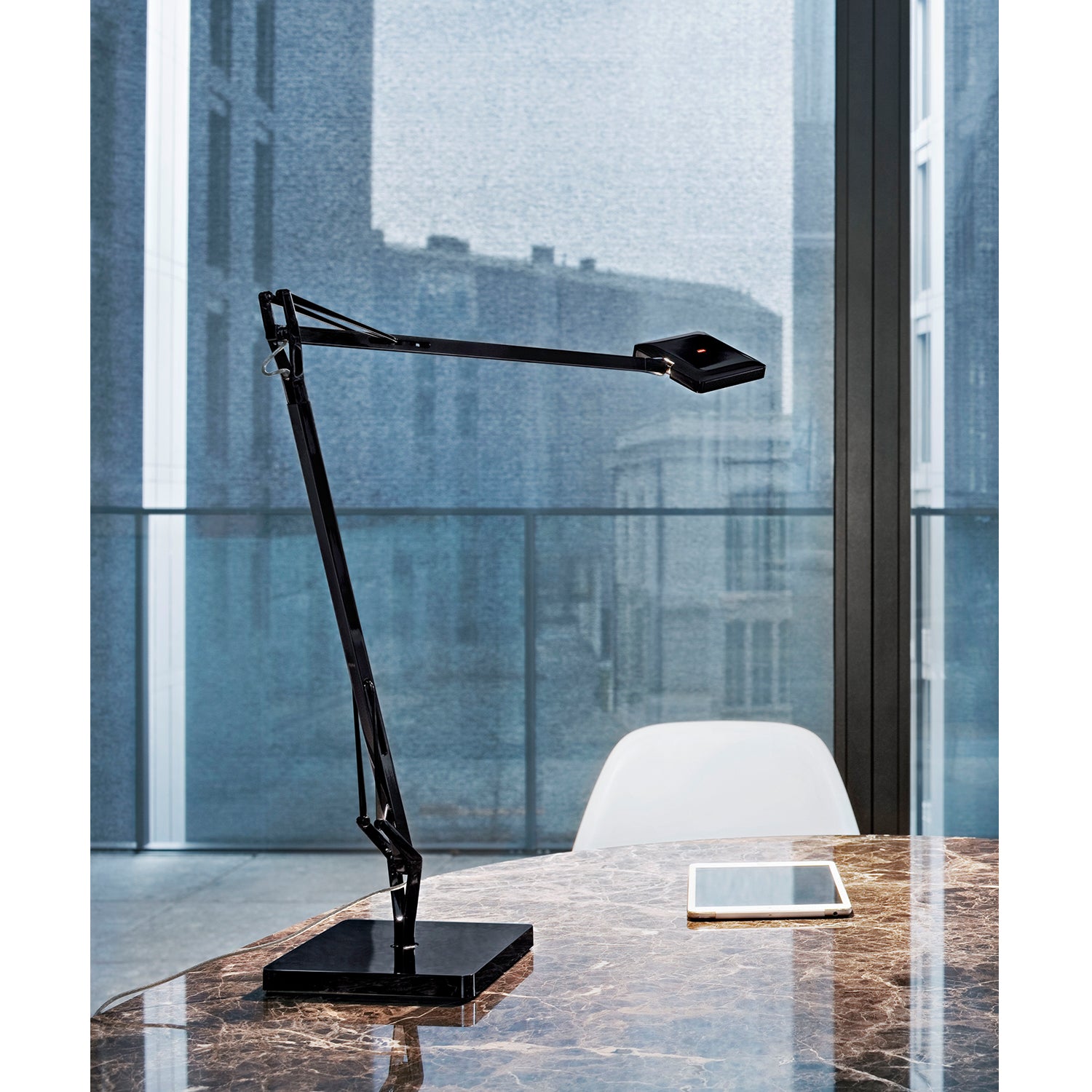 Kelvin Edge Base Lamp, Black by Flos | Designer Desk Lamp – ARIA