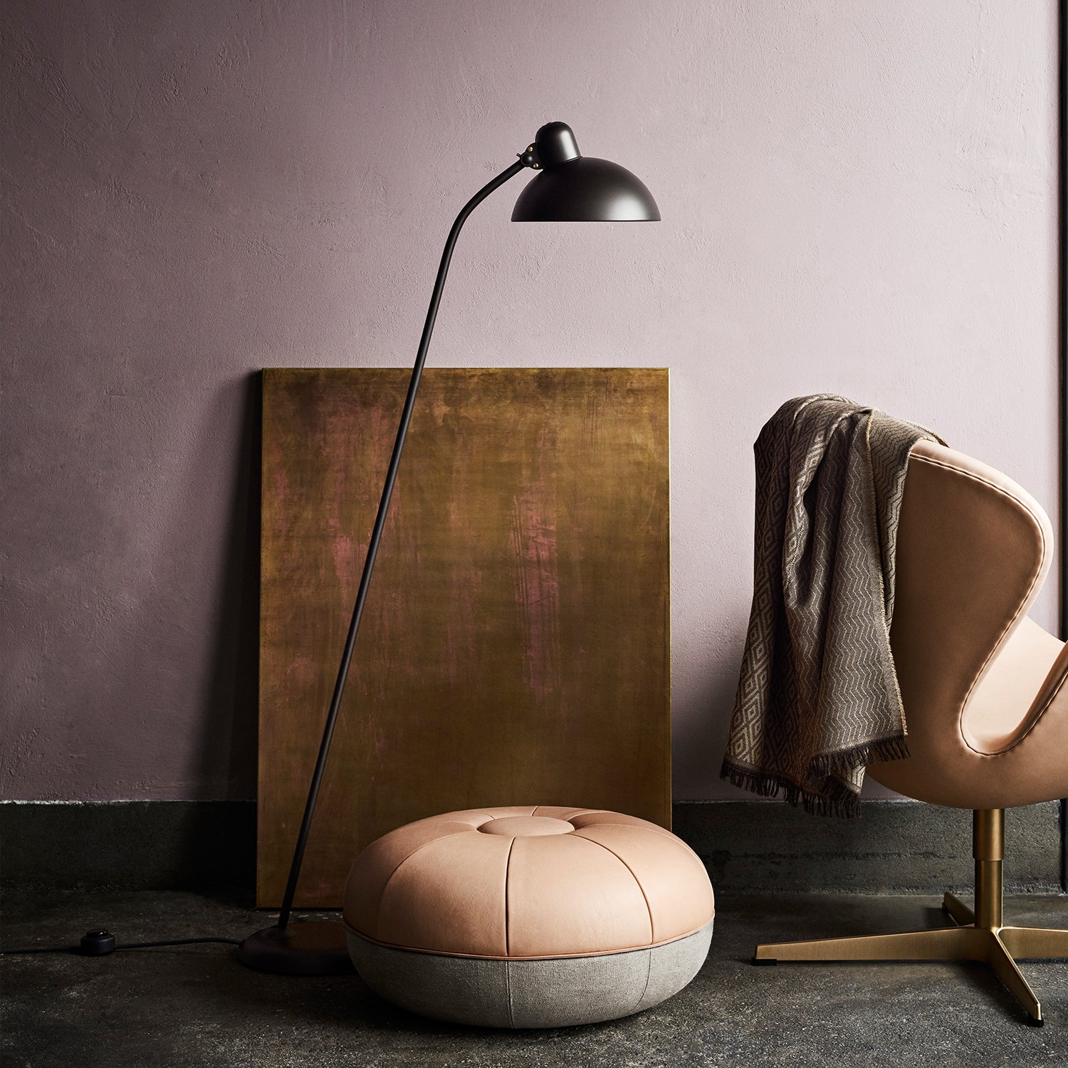 【レア商品】KI-E-KLAIR Floor Lamp Kaiser Idell Floor Lamp by Fritz Hansen | Floor Lights | Aria