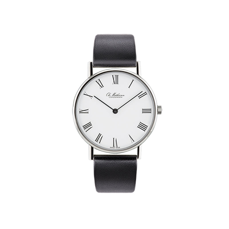 OM1.35Q Watch, Leather Strap