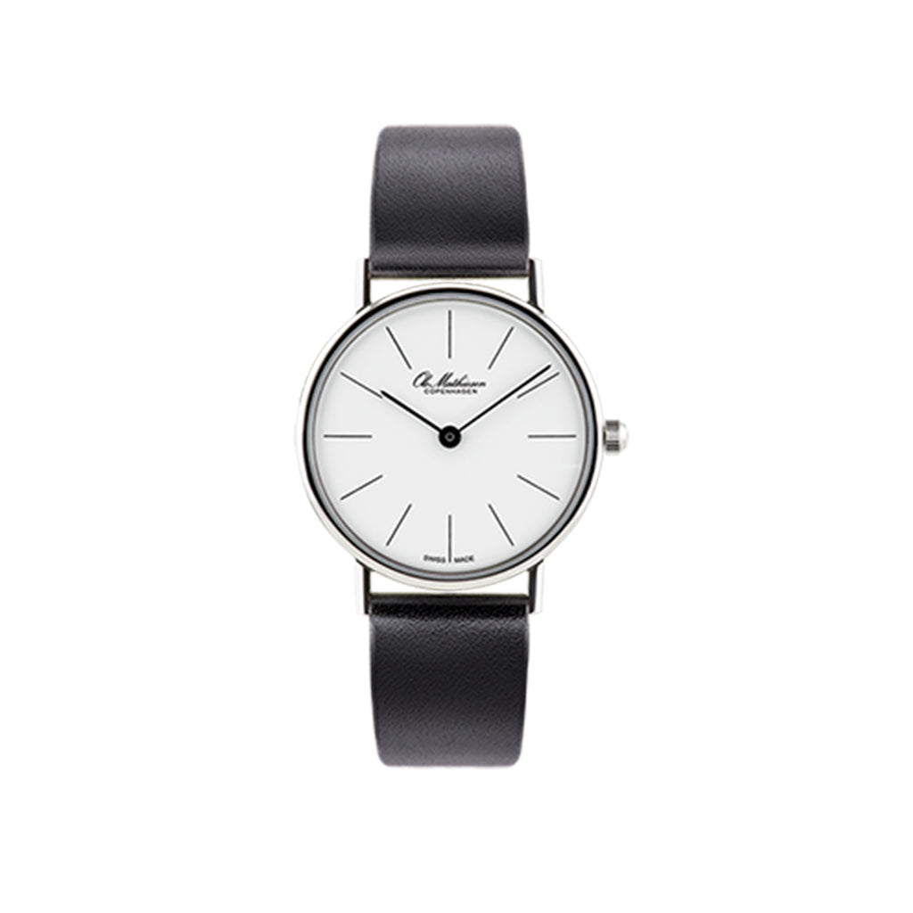 OM2.28.Q Ladies Watch, White Face