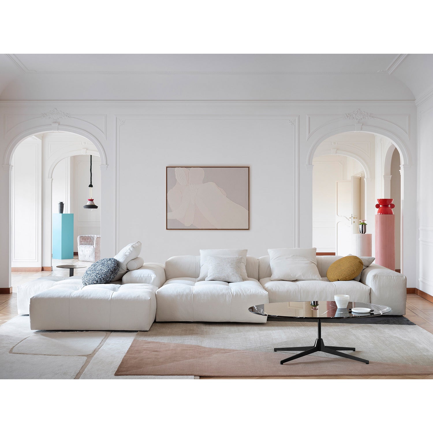 Pixel Modular Sofa, No2 by Saba Italia, Luxury Sectional Settee – ARIA
