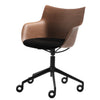 P Wood Swivel Desk Chair