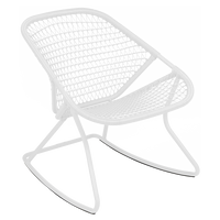 Sixties Rocking Chair, Cotton White