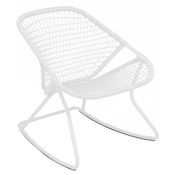 Sixties Rocking Chair, Cotton White
