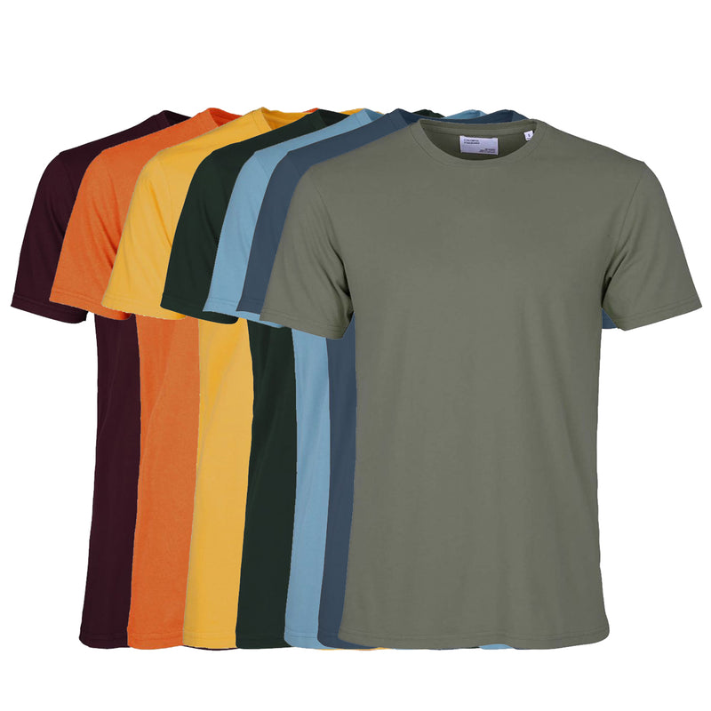 Unisex Classic Organic T-Shirt, Oxblood Red - Colorful Standard