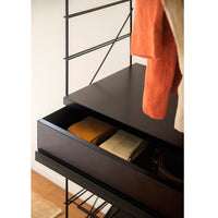Tria Modular Shelving Unit W278cm Black