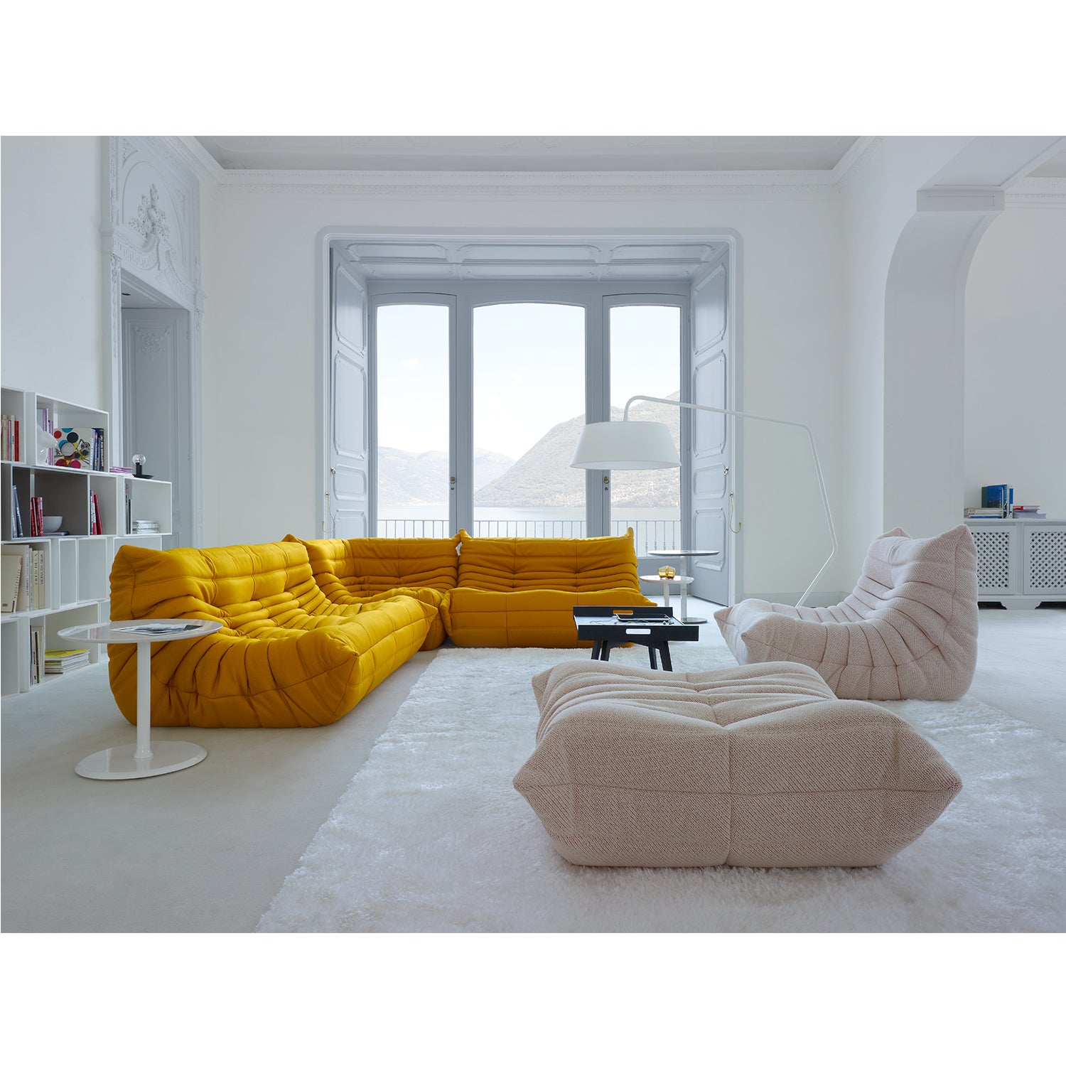 togo！！ Togo Large 3-Seater Sofa by Ligne Roset, Modular Sofa Collection