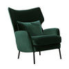 Alex Lounge Chair, Lario Dark Green