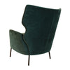 Alex Lounge Chair, Lario Dark Green