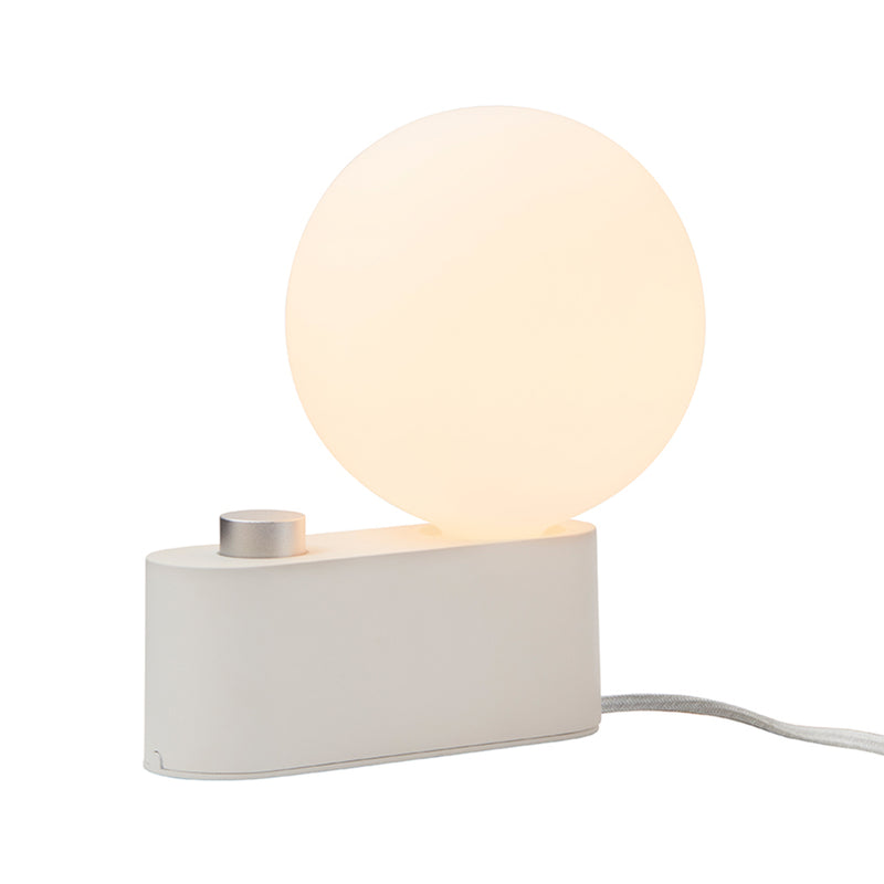 Alumina Table Lamp & Sphere Bulb
