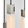 Basalt Suspension Lighting Set, Steel