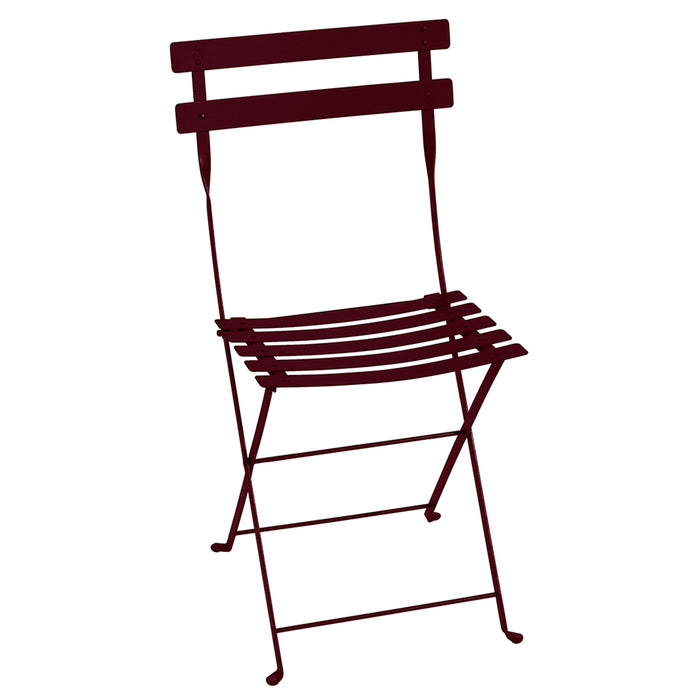 Bistro Folding Chair, Black Cherry