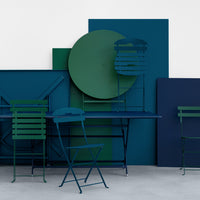 Bistro Rectangular Metal Table,  Acapulco Blue - Fermob
