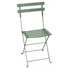 Bistro Folding Metal Chair, Cactus