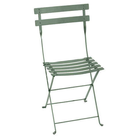 Bistro Folding Metal Chair, Acapulco Blue