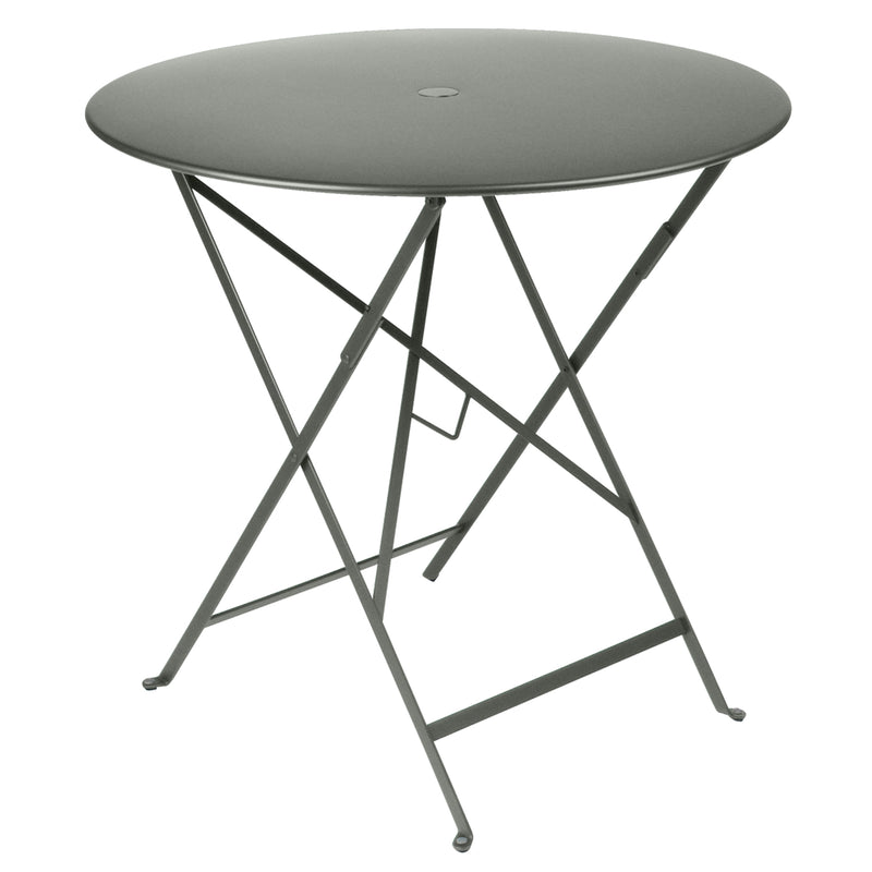 Bistro Round Metal Table 77cm, Storm Grey