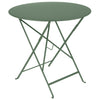 Bistro Round Metal Table 77cm, Storm Grey