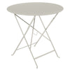 Bistro Round Metal Table 77cm, Storm Grey