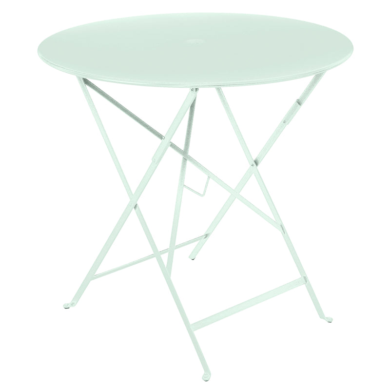 Bistro Round Metal Table 77cm, Acapulco Blue