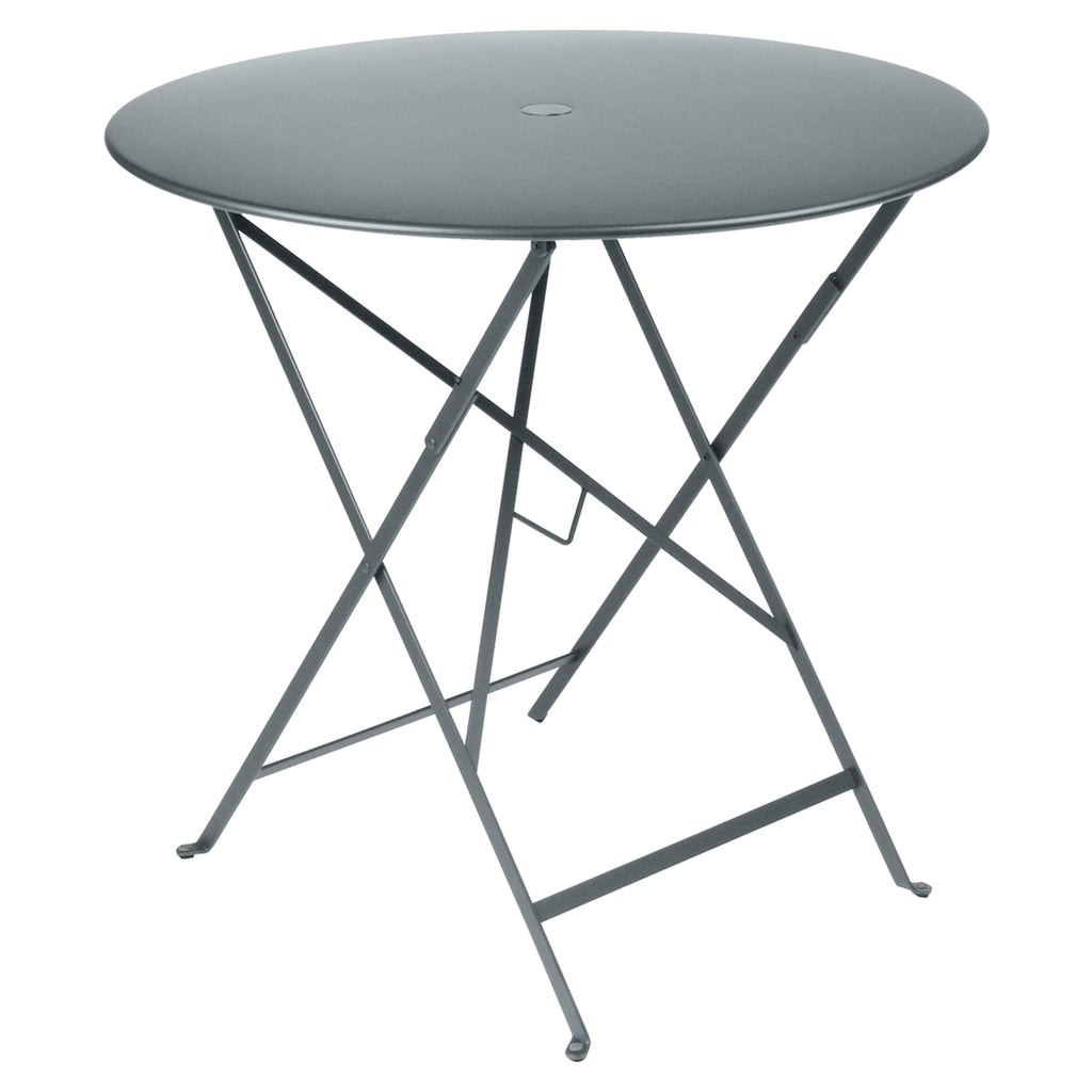 Bistro Round Metal Table 77cm, Storm Grey