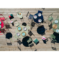 Bistro Round Metal Table, 77cm Capucine